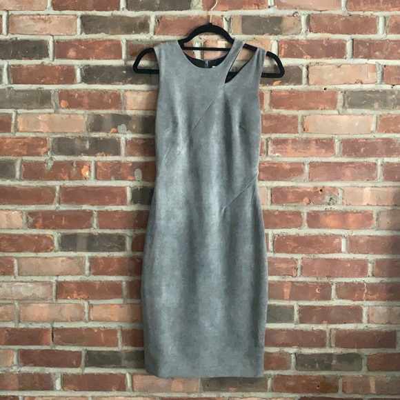 milly grey dress Milly Ricky Metallic Rhinestone Spaghetti Straight main image 0